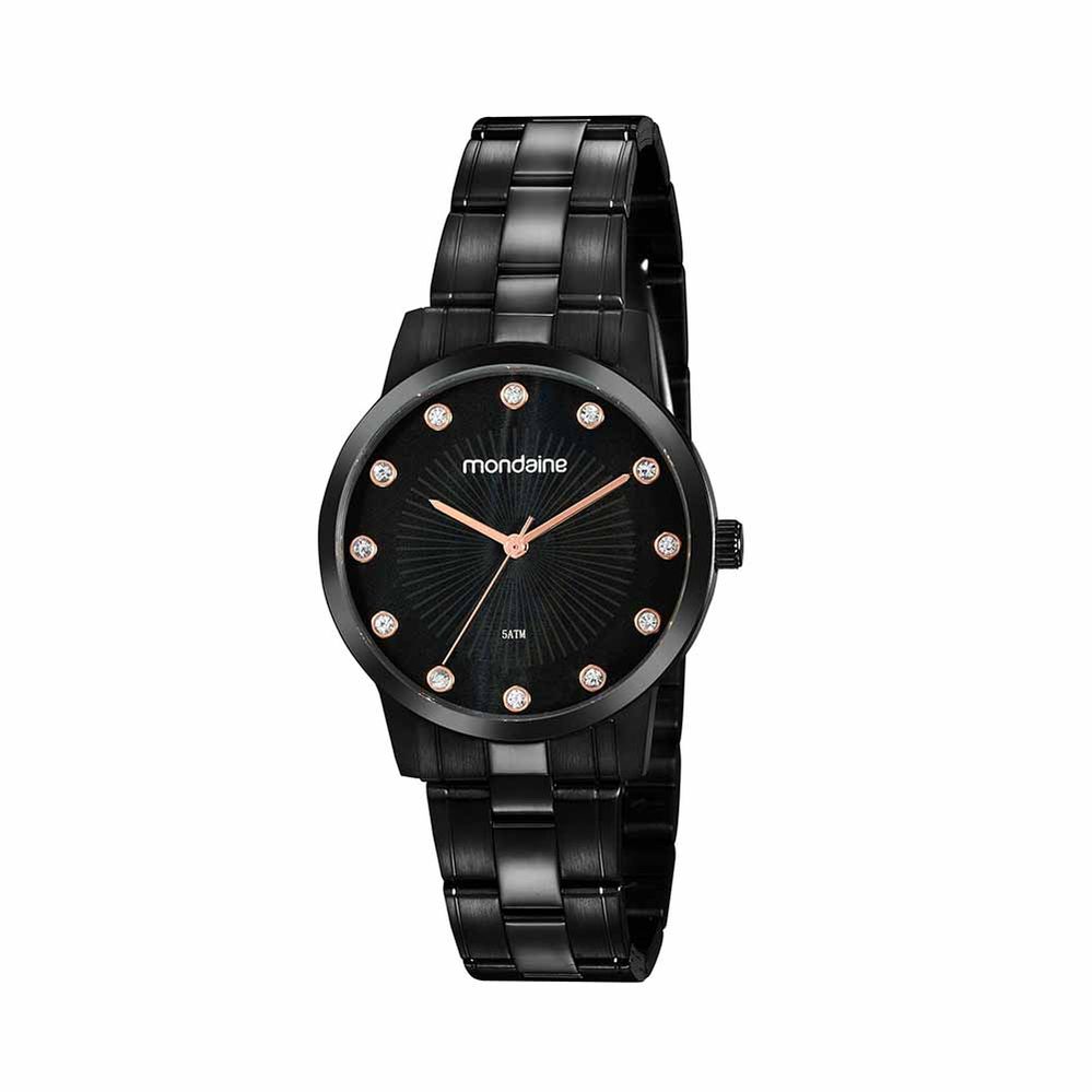 relogio mondaine feminino com strass