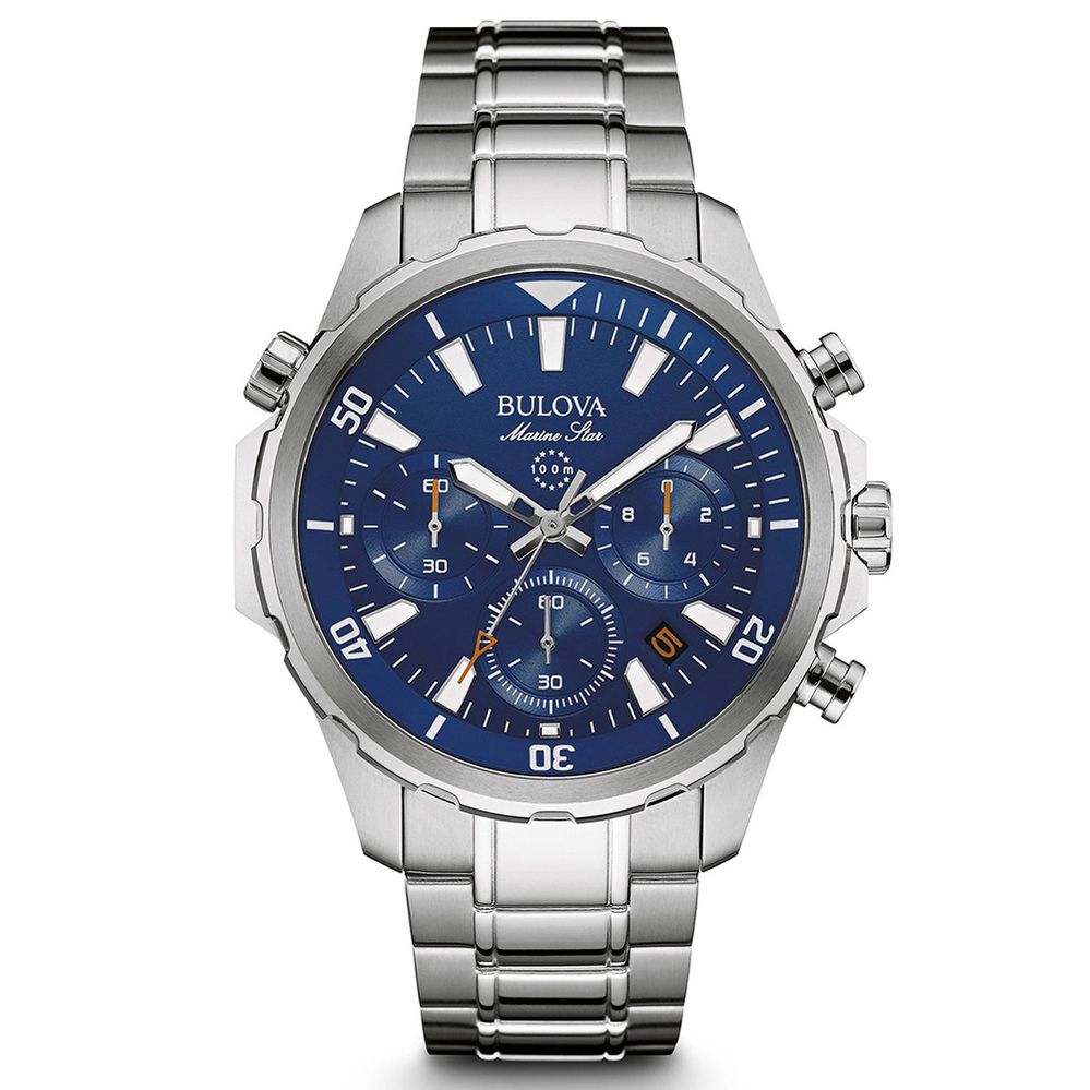 relogio bulova marine star azul