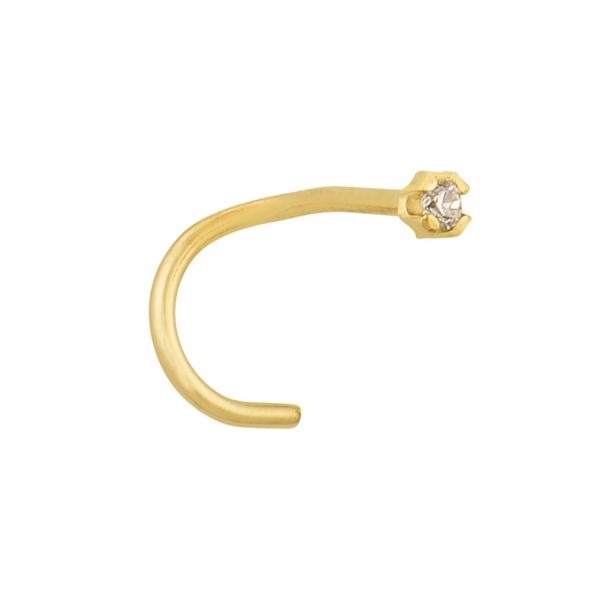 Piercing em Ouro e Diamante