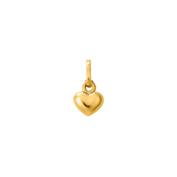 Pingente em Ouro Amarelo 18k - Formato Coração